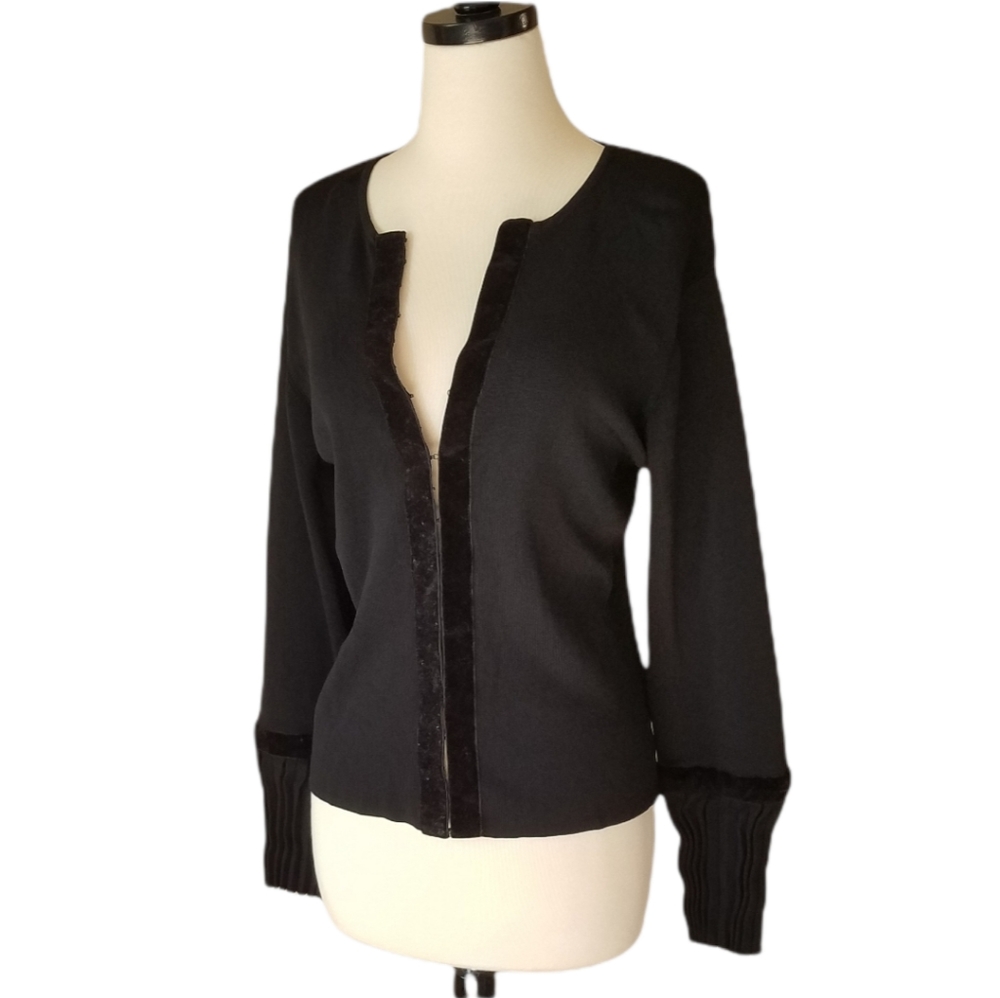 Onque Classics Black Poet 2 piece Cardigan and Skirt Set